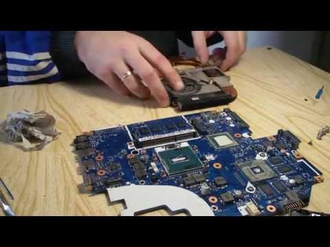 Видео: Разборка и чистка ноутбука Acer Aspire V3-571G