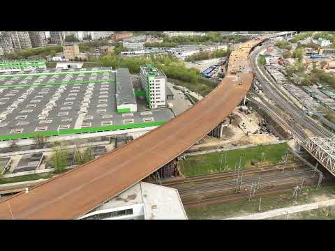 Видео: Лихоборы, Окружная, СВХ, Петровско Разумовская с квадрокоптера