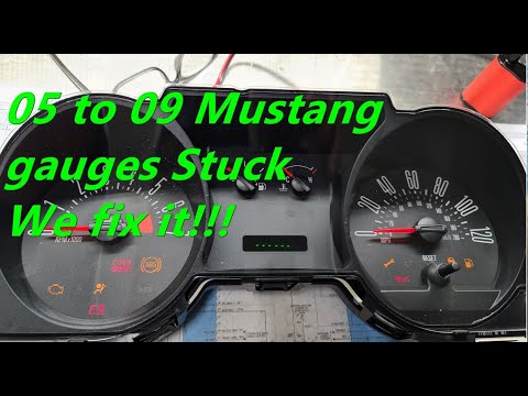 Видео: Приборы Mustang 05–09 не работают, показывают неверные показания и т. д. Мы это исправим!!