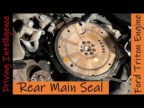 Видео: Как заменить задний главный сальник Ford 5.4 Triton: 10-е поколение F150 Expedition Navigator 4.6...