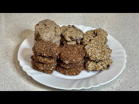 Видео: 3 простых веганских печенья без сахара и муки + бонус: полезные конфеты #веганскиерецепты