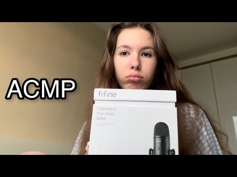 Видео: АСМР😴РАСПАКОВКА НОВОГО МИКРОФОНА!!//болталка//asmr😌