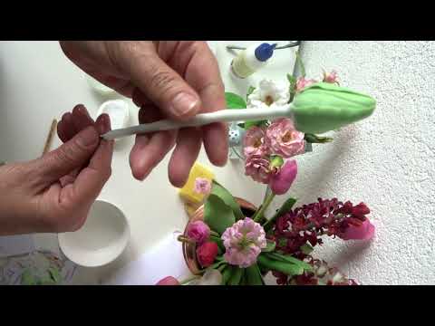 Видео: ЛИСТ🌿 И БУТОН🌷 ТЮЛЬПАНА ИЗ ХФ!