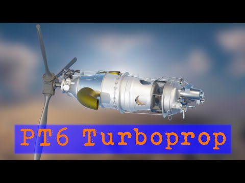 Видео: Учебное пособие по турбовинтовому самолету PT6