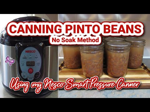 Видео: Консервирование фасоли пинто под давлением (без замачивания) | Умный электрический консервант NES...