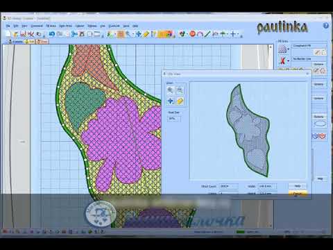 Видео: Урок 32. Дизайн на кружевной сетке