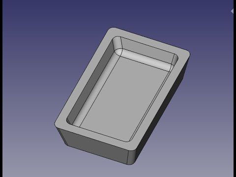 Видео: FreeCad Выдавливание под наклоном