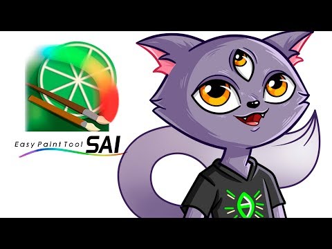 Видео: Как рисовать вектором в Paint Tool SAI