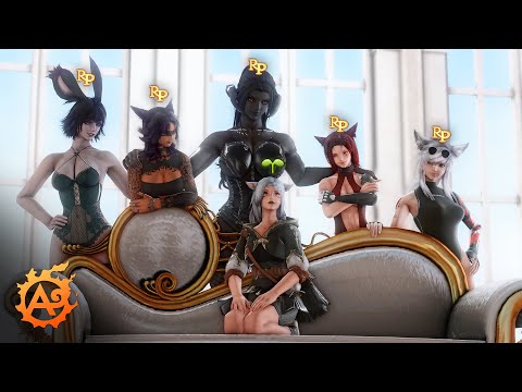 Видео: Как я ступил на землю сервера Балмунг в FFXIV...