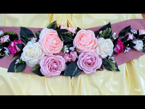 Видео: НЕВИДАННОЙ КРАСОТЫ подхваты для штор с цветами в технике канзаши. Kanzashi flower curtain hooks