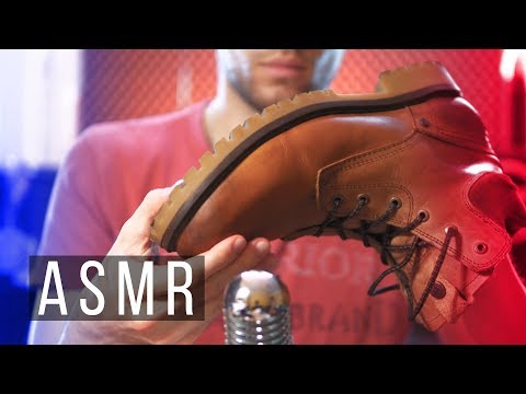 Видео: АСМР МУРАШКИ ТРИГГЕР - Дорогая Обувь, Кожа, Шнурки, Шорох