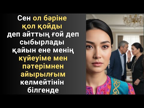 Видео: Сен ол бәріне қол қойды деп айттың ғой деп сыбырлады қайын ене менің күйеуіме мен пәтерімнен
