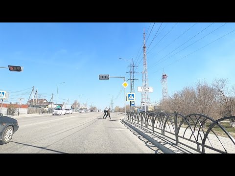 Видео: Костанай, Автопрогулка по улице Каирбекова (Кирова)