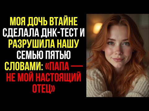 Видео: Моя ДОЧЬ втайне сделала ДНК-ТЕСТ и РАЗРУШИЛА нашу СЕМЬЮ пятью словами- «ПАПА — не мой НАСТОЯЩИЙ...