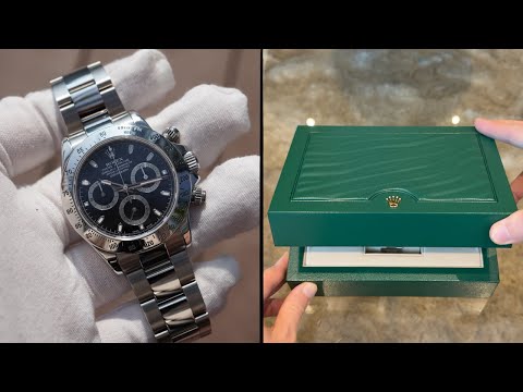 Видео: Самые недооценённые часы Rolex Daytona ref. 116520 — распаковка и обзор