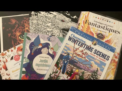 Видео: Раскрашенные работы за Ноябрь 2023/Раскрашенное за месяц/Completed coloring pages