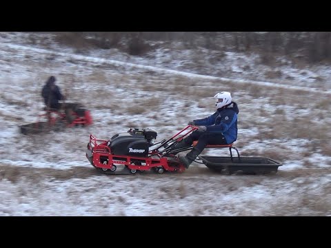 Видео: Мотобуксировщики Тофалар 2021. Бэк с огоньком