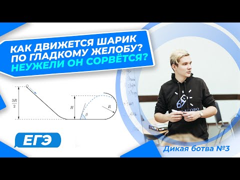 Видео: Движение тела по «полумёртвой» петле. Условие отрыва | ЕГЭ | Дикая ботва №3