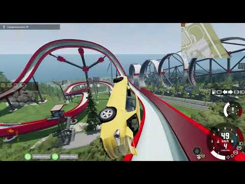 Видео: ЭКСТРЕМАЛЬНЫЙ Спуск с ледяной горки в {BeamNG DRIVE}. часть 8.