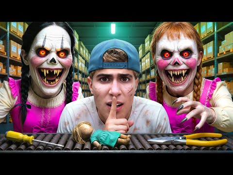 Видео: СПРЯТАВШИСЬ НА ФАБРИКЕ БЛИЗНЕЦОВ