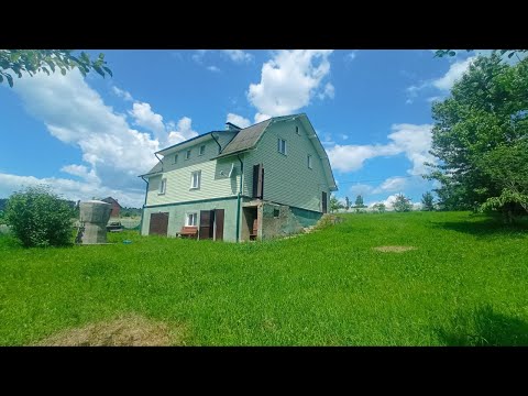 Видео: Продається будинок 200 м2. 18 сотих, с. Бабче. Гори. Ліс. Природа. Івано-Франківська область