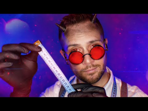 Видео: АСМР Демон-портной 😈 Снимет Мерки С Твоего Лица 📏