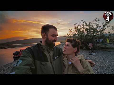 Видео: Экспедиция на Полярный Урал. 1500 км позади. Разбиваем лагерь, ловим хариуса. Банный день. 4с