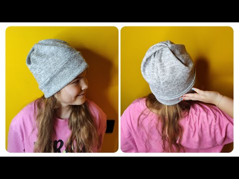 Видео: 🔥Всего 2 шва и женская шапка готова! Размер подходит всем/ Уникальная швейная технология