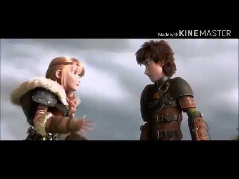 Видео: Астрид и Иккинг/ Думать о тебе/ Как приручить дракона