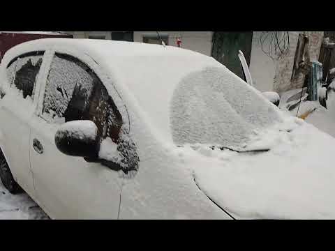 Видео: Chery eq. Первый обзор. Зима. Зарядка.