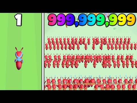 Видео: Муравьи построили целое королевство в игре про муравьёв kingdom of ants  !