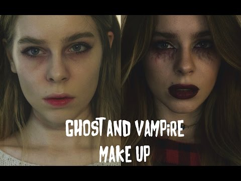 Видео: МАКИЯЖ НА ХЭЛЛОУИН : Мертвая девушка и Вампир | Ира Блан