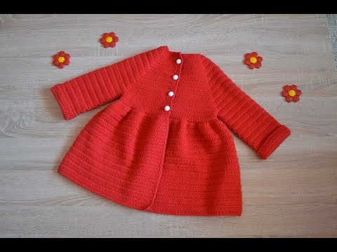 Видео: "Детское пальто крючком" (Children's coat hook)