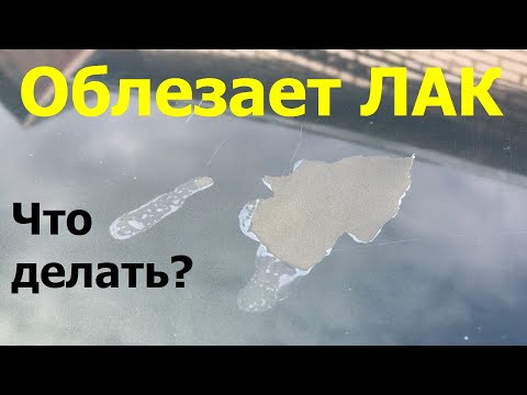 Видео: Что делать если ОБЛЕЗАЕТ ЛАК. Как правильно ИСПРАВИТЬ этот дефект!