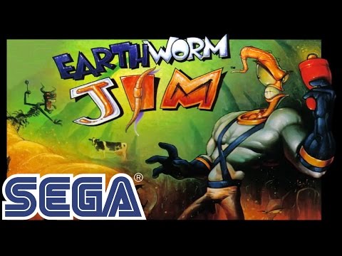 Видео: Earthworm Jim (Червяк Джим) прохождение SEGA Mega Drive (Genesis) [003]