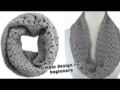 Видео: Как связать шаль крючком подходящего дизайна для женщин и мужчин с простым запиранием на обоих кон