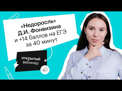 Видео: "Недоросль" Д.И. Фонвизина и +14 баллов на ЕГЭ за 40 минут | ЕГЭ ЛИТЕРАТУРА 2022 | СОТКА