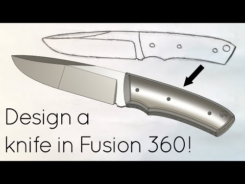 Видео: Как спроектировать нож в Fusion 360! (Учебное пособие по изготовлению ножей в САПР)