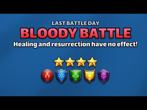 Видео: 4☆ Кровавая битва (все цвета), финальный день