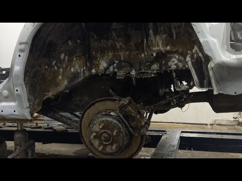 Видео: Subaru forester, кап ремонт кузова, часть 7 обработка задних арок