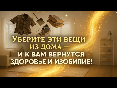 Видео: Уберите эти вещи из дома — и к вам вернутся здоровье и изобилие!