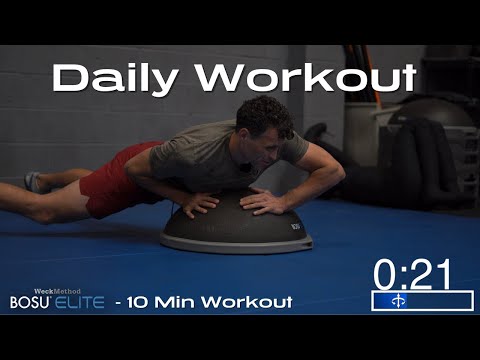 Видео: Метод пробуждения Bosu Elite — 10-минутная ежедневная рутина