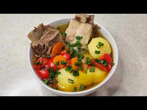 Видео: ШУРПА из говяжьих рёбрышек. ENG SUB. Soup from beef ribs.