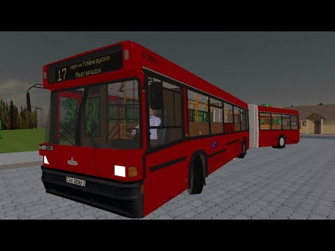 Видео: Рейс на автобусе маз 105.065 г. Гомель АК 9099 - 3, по маршруту 17в proton Bus Simulator