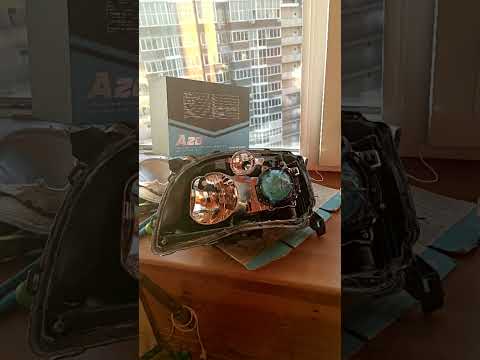 Видео: Aozoom A20 установка линзы на Toyota Avensis