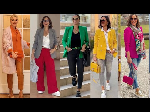 Видео: Естественные женщины старше 50, 60, 70 лет / идеи нарядов / трендовые наряды 2025 года