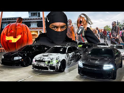 Видео: Самые опасные водители захватили власть в Хэллоуин...