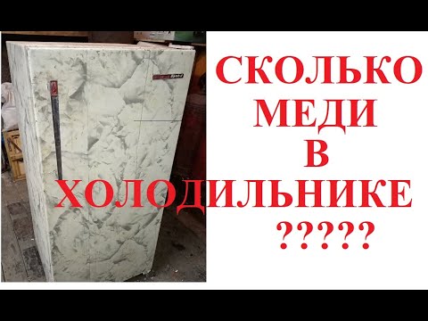 Видео: Холодильник в металлолом.Сколько меди?