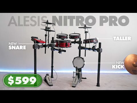 Видео: Это самая мощная ударная установка ALESIS для начинающих — Alesis Nitro Pro