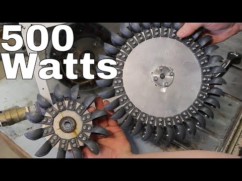 Видео: В погоне за 500 Вт, большая турбина Пелтона